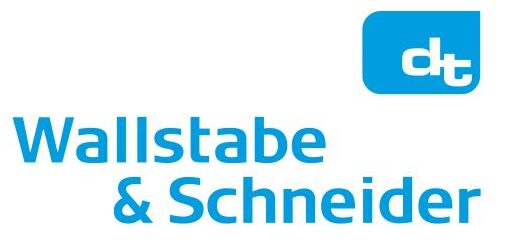Wallstabe und Schneider Logo in blau